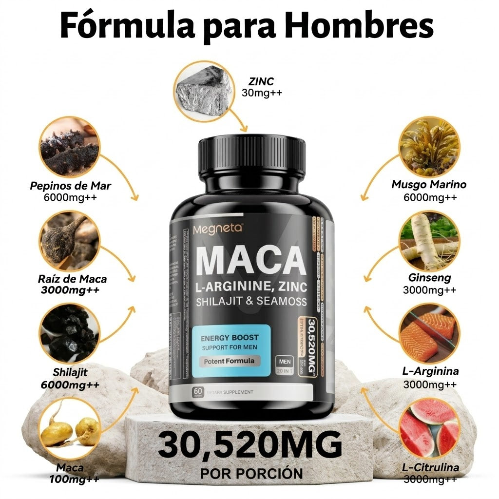 Megneta Maca 60 capsulas